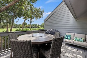 Private Balcony Overlooking Golf Course