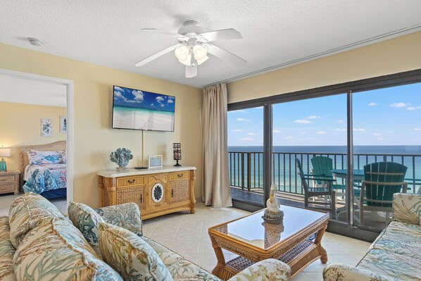 Living Room with Gulf Views