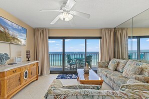 Living Room with Gulf Views