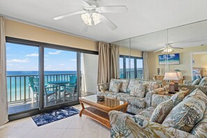 Living Room with Gulf Views