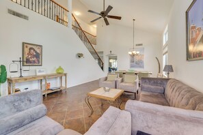 Seating Area | 1 Small Step Required | Central Heating & A/C