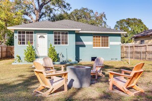 Exterior | Fenced Backyard | Fire Pit