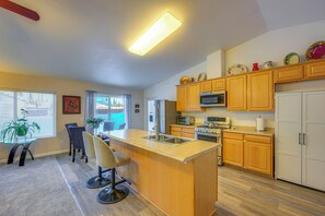 Kitchen | Dining Table | Central Heat | Single-Story Home