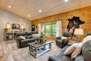 Comfortable seating in living room