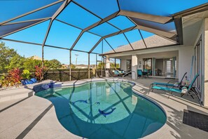Pool & lanai view