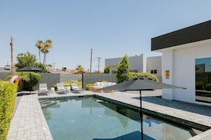 Welcome to our beautiful and private backyard!
