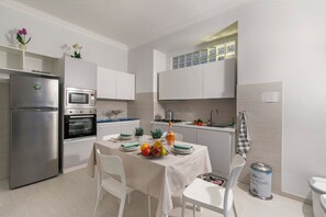 Kitchen and dining area