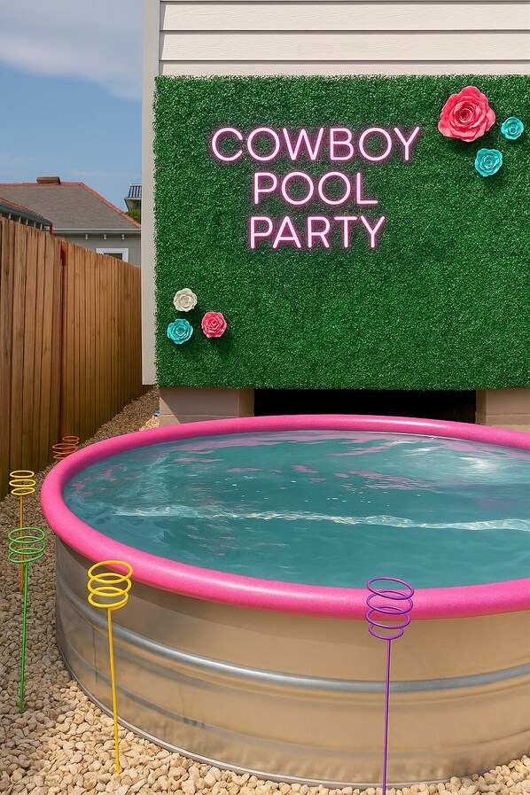 Coyboy Pool Party Sign
