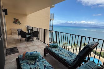 Whale Watching from your Lanai - Tropical Oceanfront 2-2 in West Maui