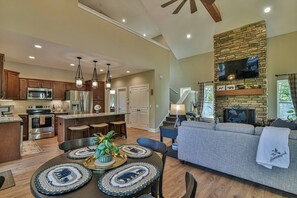 Living Room & Dining