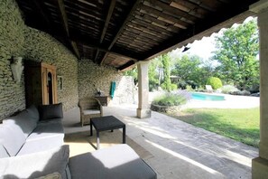 Terrace, Swimming pool, Outdoor furniture