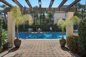 Landscaped Pool Area