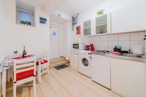 Kitchen and dining area
