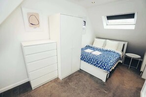 Recharge at night and stay productive by day with this versatile bedroom setup