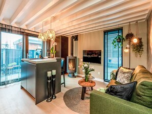 Bois, Design Intérieur, Meubles, Sol, Sol, Plafond, Appartement, Domicile, Salon, Pot De Fleur
