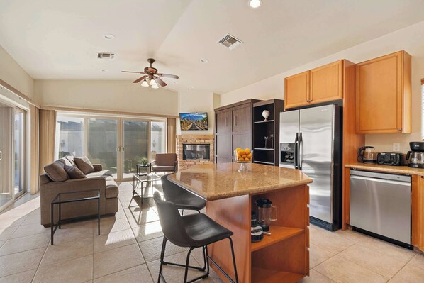 Enjoy the breezy, open layout of the main living spaces