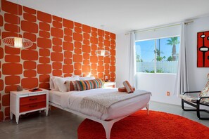 Sleep soundly on lush bedding in each room