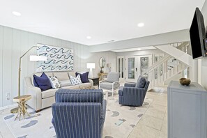 Living room from back