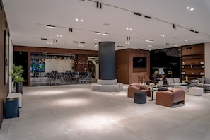 Sittområde i lobbyn