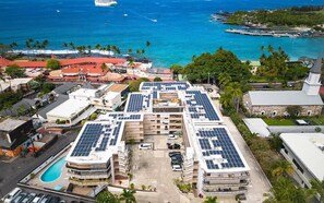Aerial view of Kona Plaza