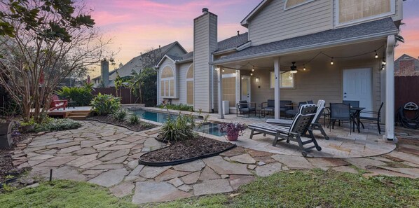 Spacious Backyard with Private Pool