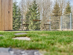 Grundstueck, Garten, Landscaping, Hinterhof, Planke, Gartenmöbel