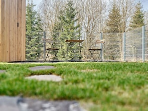 Grundstueck, Garten, Landscaping, Hinterhof, Planke, Gartenmöbel