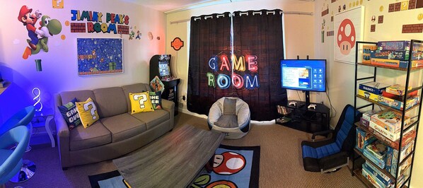 The Ultimate Family game Night Suite EVER!  Imagine Staying Here!