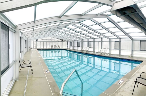Association swimming pool and hot tub are open year-round