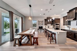 Large updated kitchen
