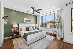 3rd floor Master: King bed, sound machine, charger hubs, pack and play available