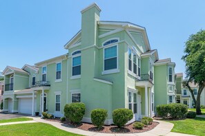 side view of villa
