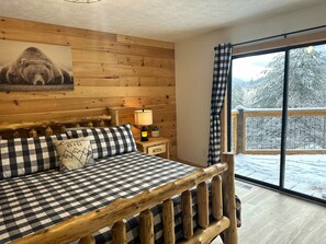 King bedroom located on the main floor. 