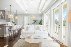 Open concept living area.