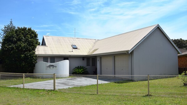 External view of the property.