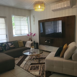 relax and unwind after a day at the beach with some netflix
