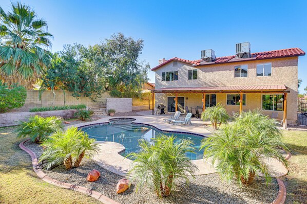 Phoenix Vacation Rental | 4BR | 3BA | 4 Steps to Enter | 2,200 Sq Ft