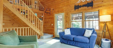 Stoddard Vacation Rental | 1BR | 2BA | 1,425 Sq Ft | Stairs Required