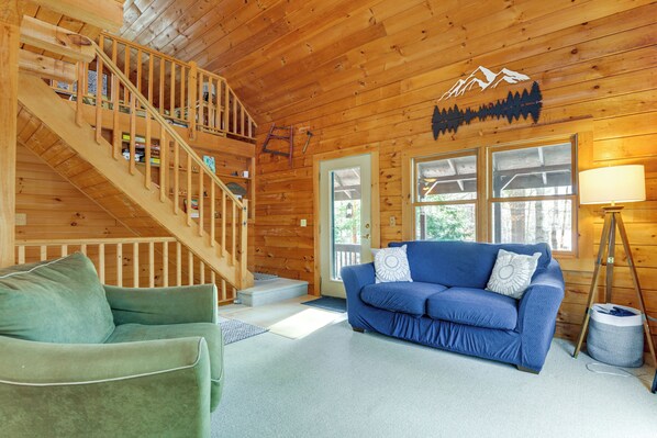 Stoddard Vacation Rental | 1BR | 2BA | 1,425 Sq Ft | Stairs Required