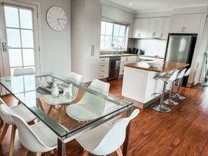 Stylish dining area