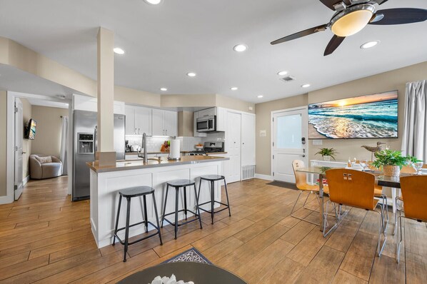 Kitchen and dining