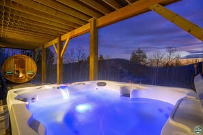 The Freeflow Monterey hot tub seats up to 7-guests.  Relax and soak away the day