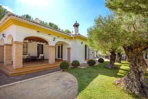 Entrance to the villa
