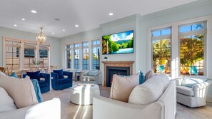 First Floor Living Room - Fireplace