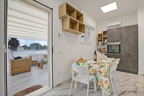 Kitchen and dining area
