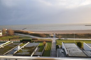 Utsikt mot havet/stranden