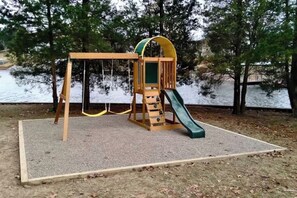 Playground for kids on site