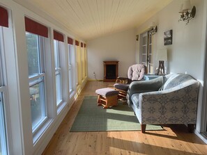 The sunroom. Guests favorite