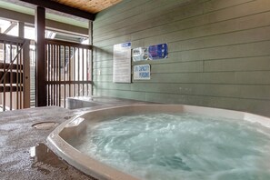 Vacation Rentals in Park City at Moose Lodge 5: Building hot tub