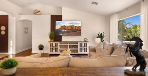 Modern cozy living room.